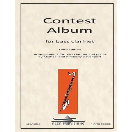 Contest Album For Bass Clarinet 3Rd Edition Softcover Book (Bass Clarinet)