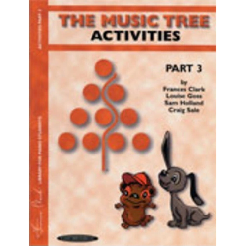 The Music Tree Part 3 Activities Book - Piano, 64 Pages, Alfred Music