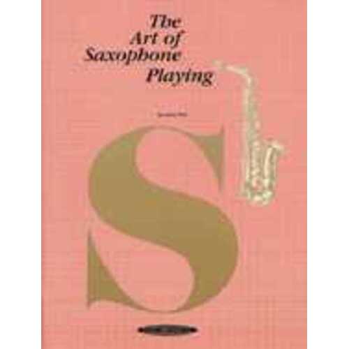 Art Of Saxophone Playing (Softcover Book)