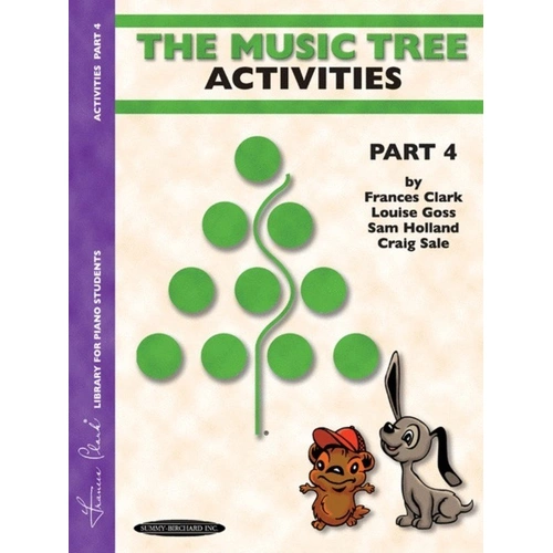 The Music Tree Part 4 Activities Book - Piano Companion