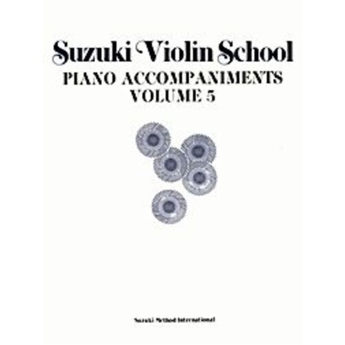Suzuki Violin School Book 5 Piano Acc (Softcover Book)