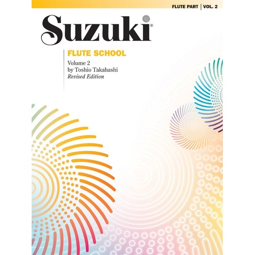 Suzuki Flute School Vol. 2 Flute Part by Dr. Shinichi Suzuki, Alfred Music, 16 pages, Woodwind, Federation Festivals 2020-2024 selection
