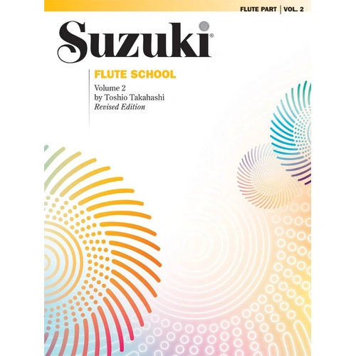 Suzuki Flute School Vol. 2 Flute Part by Dr. Shinichi Suzuki, 16 pages, Alfred Music, Woodwind > Flute, Federation Festivals 2020-2024 selection