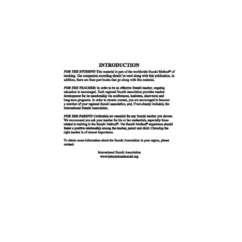 Suzuki Flute School Vol. 3 Piano Accompaniment by Dr. Shinichi Suzuki