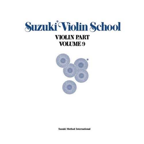 Suzuki Violin School Book 9 Violin Pt 