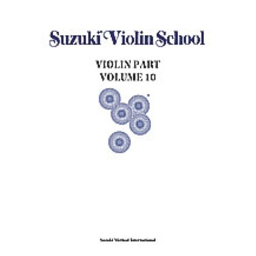 Suzuki Violin School Vol 10 Violin Part (Softcover Book)