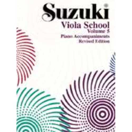 Suzuki Viola School Vol 5 Piano Accomp (Softcover Book)