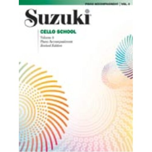 Suzuki Cello School Book 4 Piano Acc (Softcover Book)