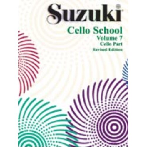 Suzuki Cello School Book 7 Cello Part (Softcover Book)