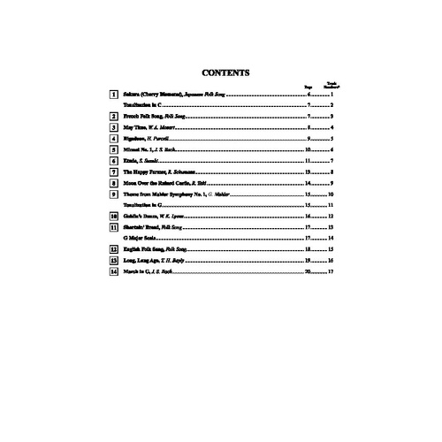 Suzuki Bass School Vol. 2 Bass Part by Dr. Shinichi Suzuki, Alfred Music, 20 pages, Double Bass, includes various classical and folk songs.