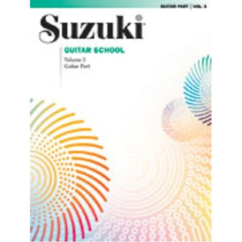 Suzuki Guitar School Vol 5 Guitar Part by Dr. Shinichi Suzuki, Alfred Music, 24 pages, includes works by J. S. Bach and others.