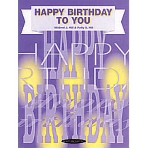 Happy Birthday to You Piano/Vocal Songbook for Guitar