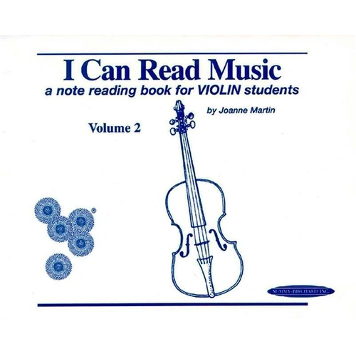 I Can Read Music Vol 2 for Violin by Joanne Martin - 108 Pages