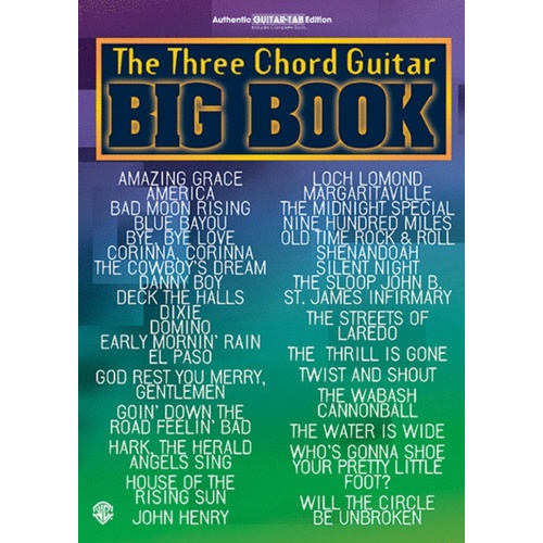 Three Chord Guitar Big Book 