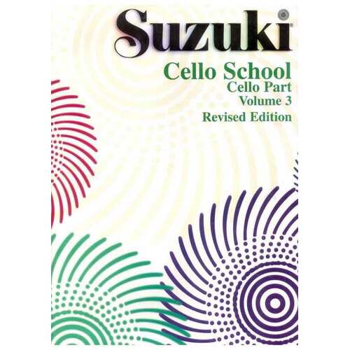 Suzuki Cello School Book 3 Vlc Pt Rev (Softcover Book)