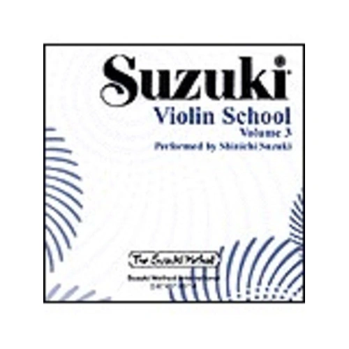 Suzuki Violin School Vol 3 CD with Piano Accompaniment