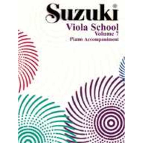 Suzuki Viola School Volume 7 Piano Accompaniment