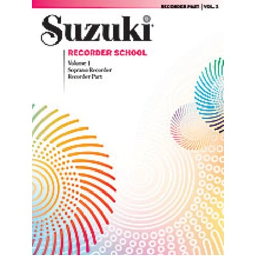 Suzuki Soprano Recorder Book 1 Rec Part (Softcover Book)
