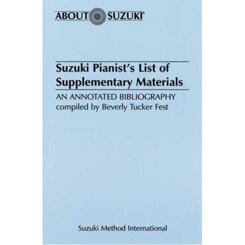 Suzuki Pianists List Of Supplementary Materials 