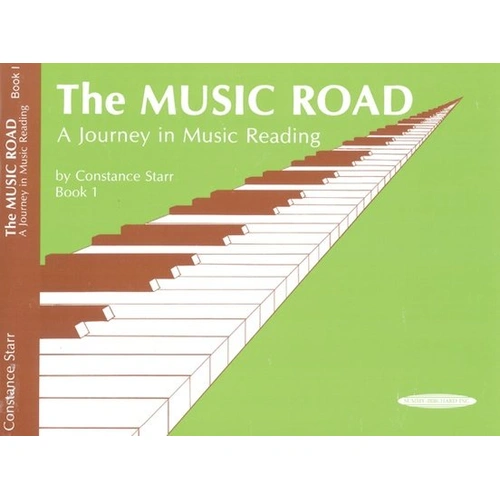 The Music Road: A Journey in Music Reading Book 1 by Constance Starr - 72 Pages, Piano, Alfred Music, Suzuki Piano Reference