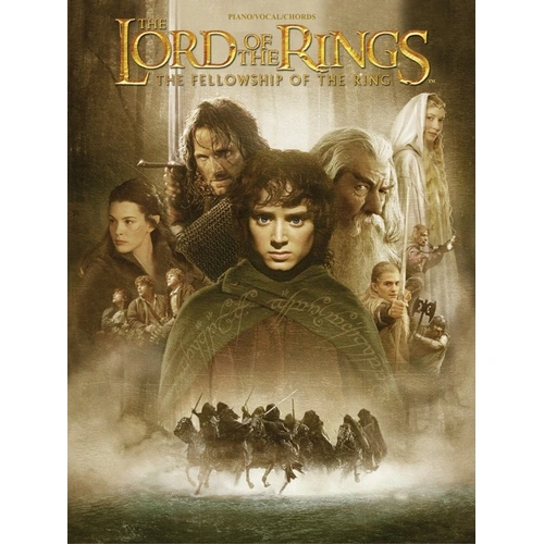 Lord of the Rings Fellowship of the Ring Piano, Vocal & Guitar Songbook