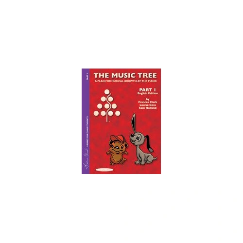The Music Tree Part 1 Student's Book by Frances Clark, Louise Goss, Sam Holland - Piano, 64 Pages, Alfred Music