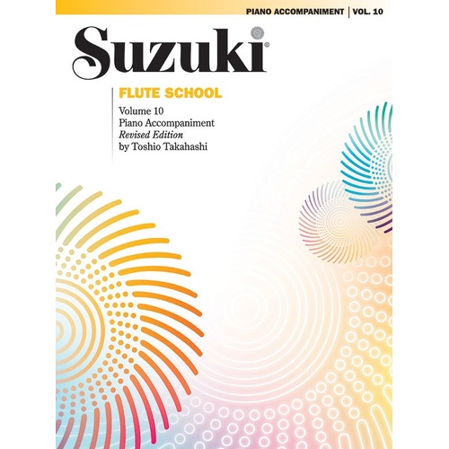 Suzuki Flute School Vol. 10 Piano Accompaniment by Dr. Shinichi Suzuki