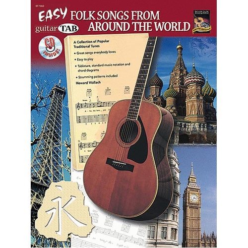 Easy Folk Songs From Around The World Book/CD