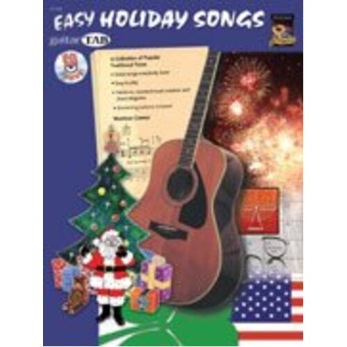 Easy Holiday Songs Book/CD Guitar/TAB 