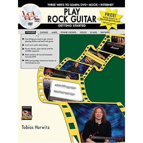 Play Rock Guitar Getting Started Book DVD Guitar 