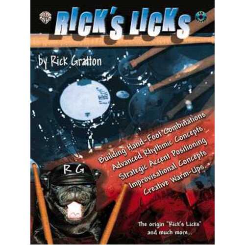 Ricks Licks Book/CD Drum 