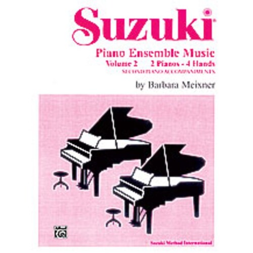 Suzuki Piano Ensemble Music Book 2 2 Piano 4 Hand (Softcover Book)