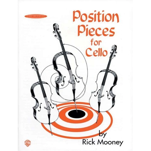 Mooney Position Pieces for Cello by Rick Mooney, 64 Pages, Alfred Music