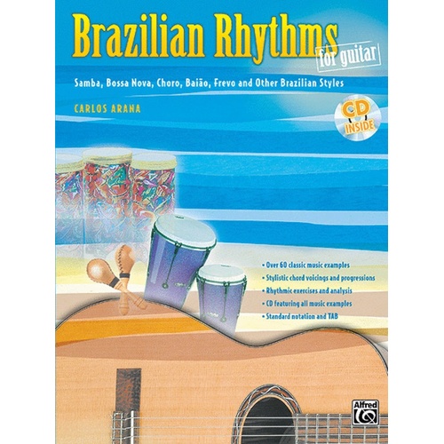 Brazilian Rhythms For Guitar Book/CD 
