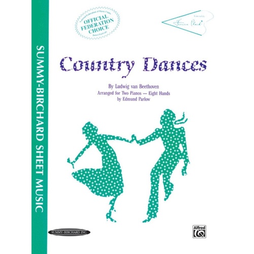 Country Dances Arr Parlow 2 Piano 8 Hand 