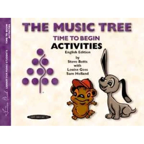 The Music Tree Time to Begin Activities Book for Piano
