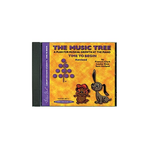 The Music Tree Time to Begin Accompaniment CD by Frances Clark, Louise Goss, Sam Holland - Piano Accompaniment, Alfred Music