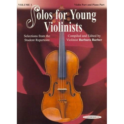 Solos for Young Violinists Vol 1 Violin and Piano by Barbara Barber