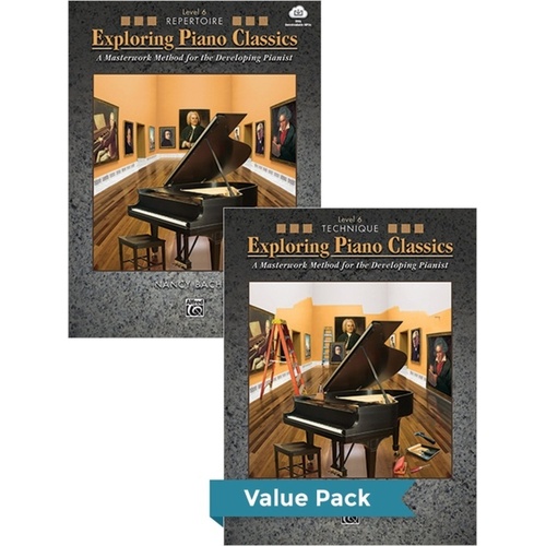 Exploring Piano Classics Lev 6 (Value Pack) Softcover Book (Piano)