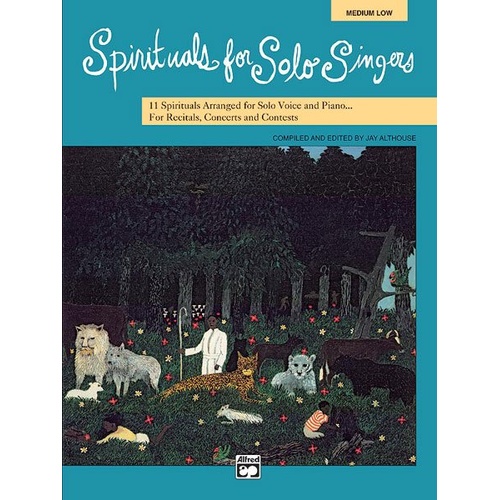 Spirituals for Solo Singers - Medium Low Voice by Jay Althouse, 64 Pages, Alfred Music, Choral Series