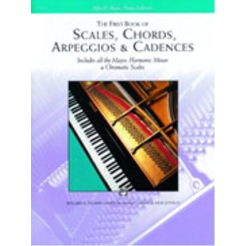 First Book of Scales, Chords, Arpeggios & Cadences by Amanda Vick Lethco, Morton Manus, Willard A. Palmer - Alfred Music, 32 Pages