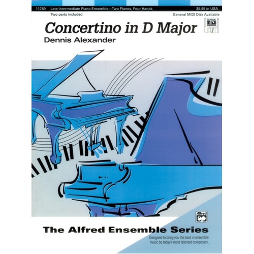 Alexander - Concertino In D Major 2P4H