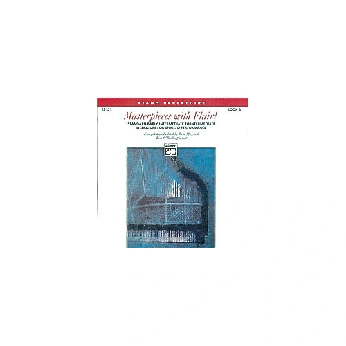 Masterpieces with Flair! Book 1 CD for Piano by Alfred Music