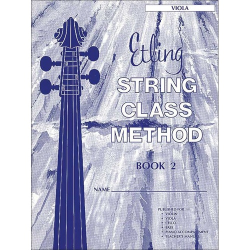 Etling String Class Method Book 2 for Viola by Forest Etling