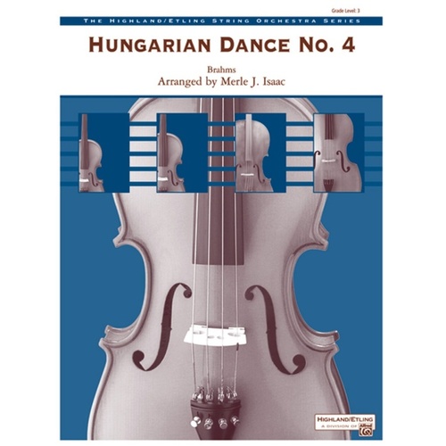 Hungarian Dance No 4 So3 Score/Parts