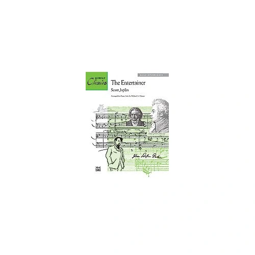 The Entertainer Easy Piano Arrangement by Willard A. Palmer