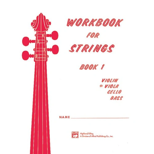 Workbook for Strings Book 1 - Viola by Forest Etling, Alfred Music, 48 Pages