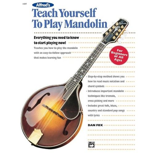 Alfred's Teach Yourself to Play Mandolin Book