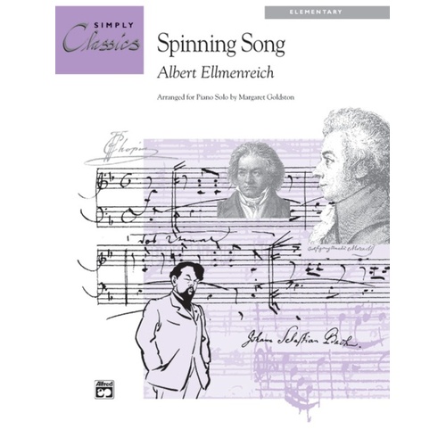 Ellmenreich - Spinning Song Simply Classics Arr Goldston