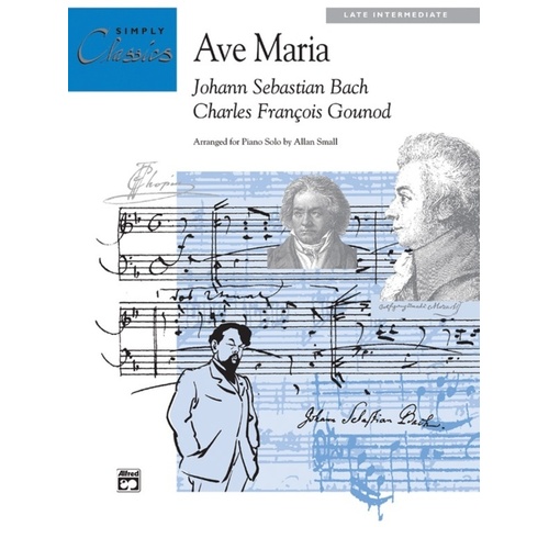 Bach/Gounod - Ave Maria Simply Classics Arr Small